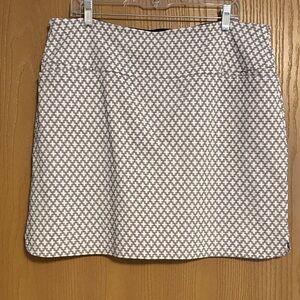 Black & White Patterned Women's Skort